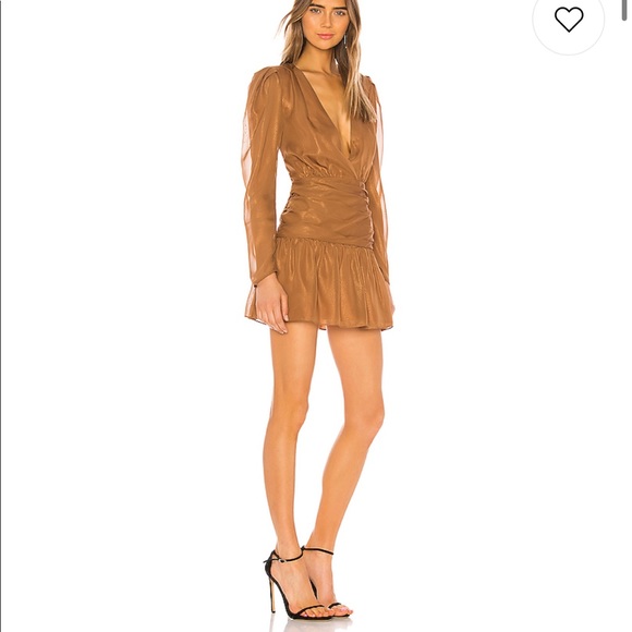 Revolve L’Academie Dress in Bronze - Picture 2 of 3